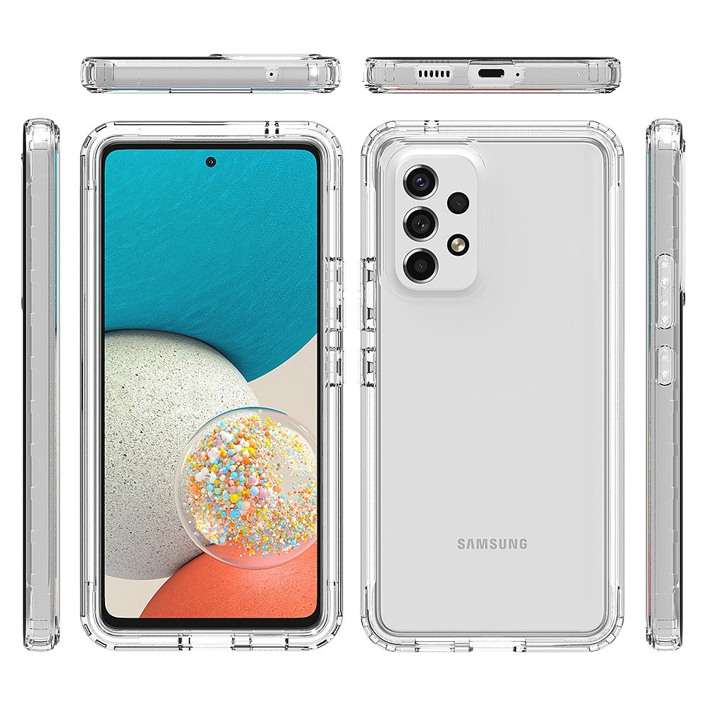 Samsung Galaxy A53 Mobilcover Full Protection, Gennemsigtig