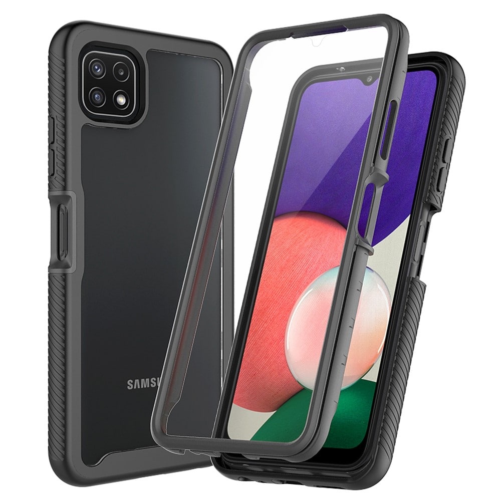 Samsung Galaxy A22 5G Mobilcover Full Protection, Sort