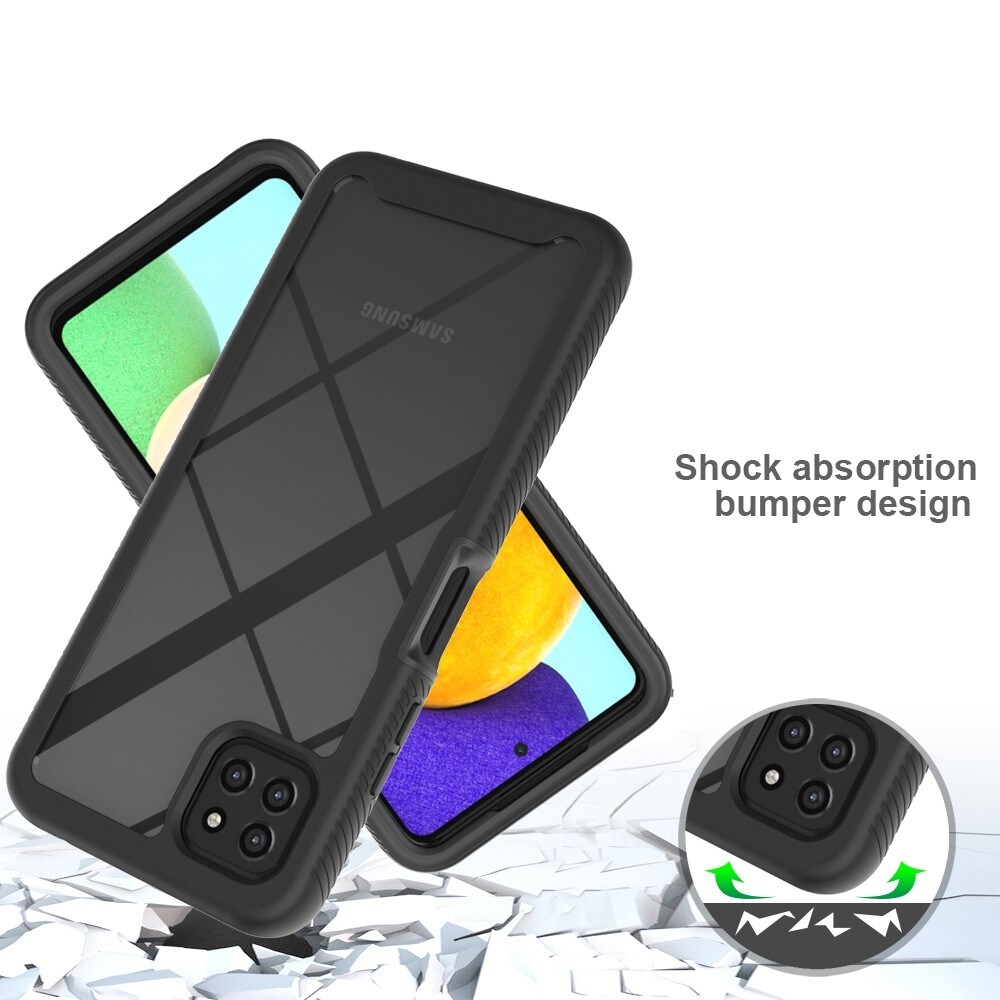 Samsung Galaxy A22 5G Mobilcover Full Protection, Sort