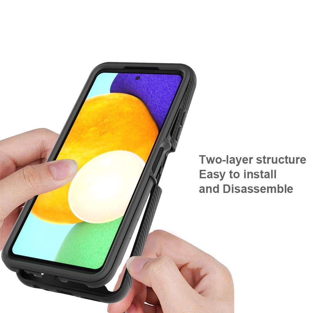 Samsung Galaxy A22 5G Mobilcover Full Protection, Sort