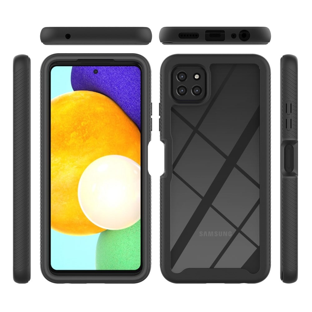Samsung Galaxy A22 5G Mobilcover Full Protection, Sort