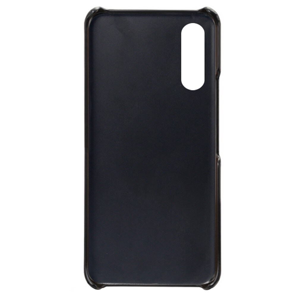 Sony Xperia 10 IV Smart cover med 2 kortholdere, Sort