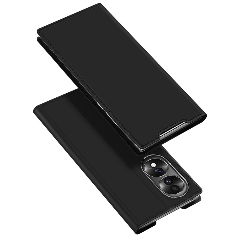  Honor 70 Slankt mobiletui, Sort