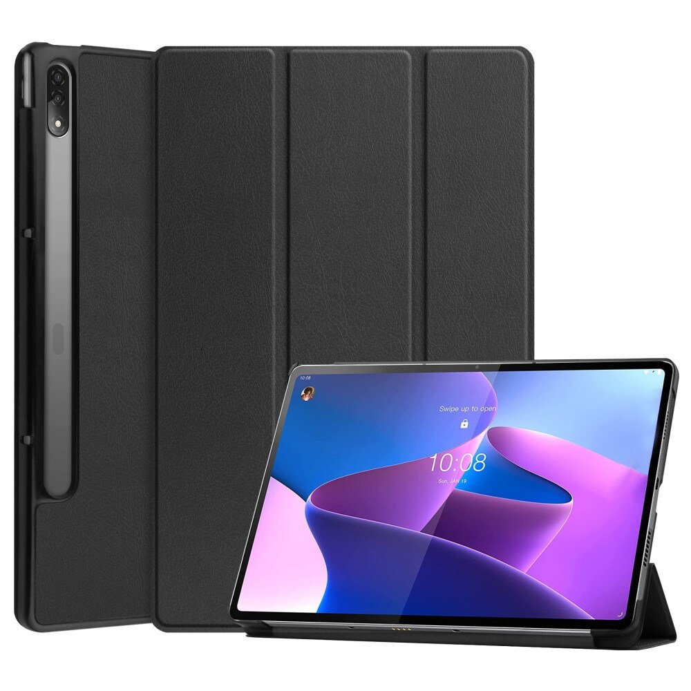  Lenovo Tab P12 Pro Tri-Fold etui, Sort