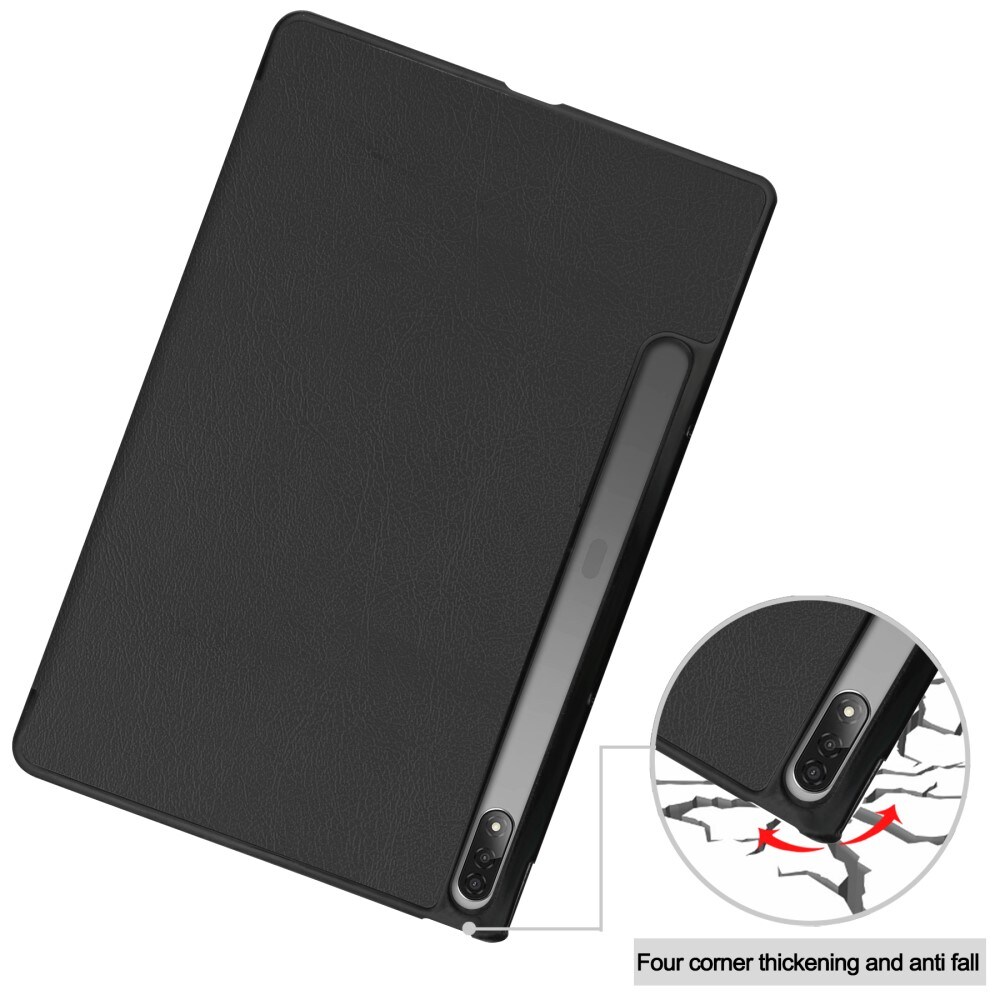  Lenovo Tab P12 Pro Tri-Fold etui, Sort