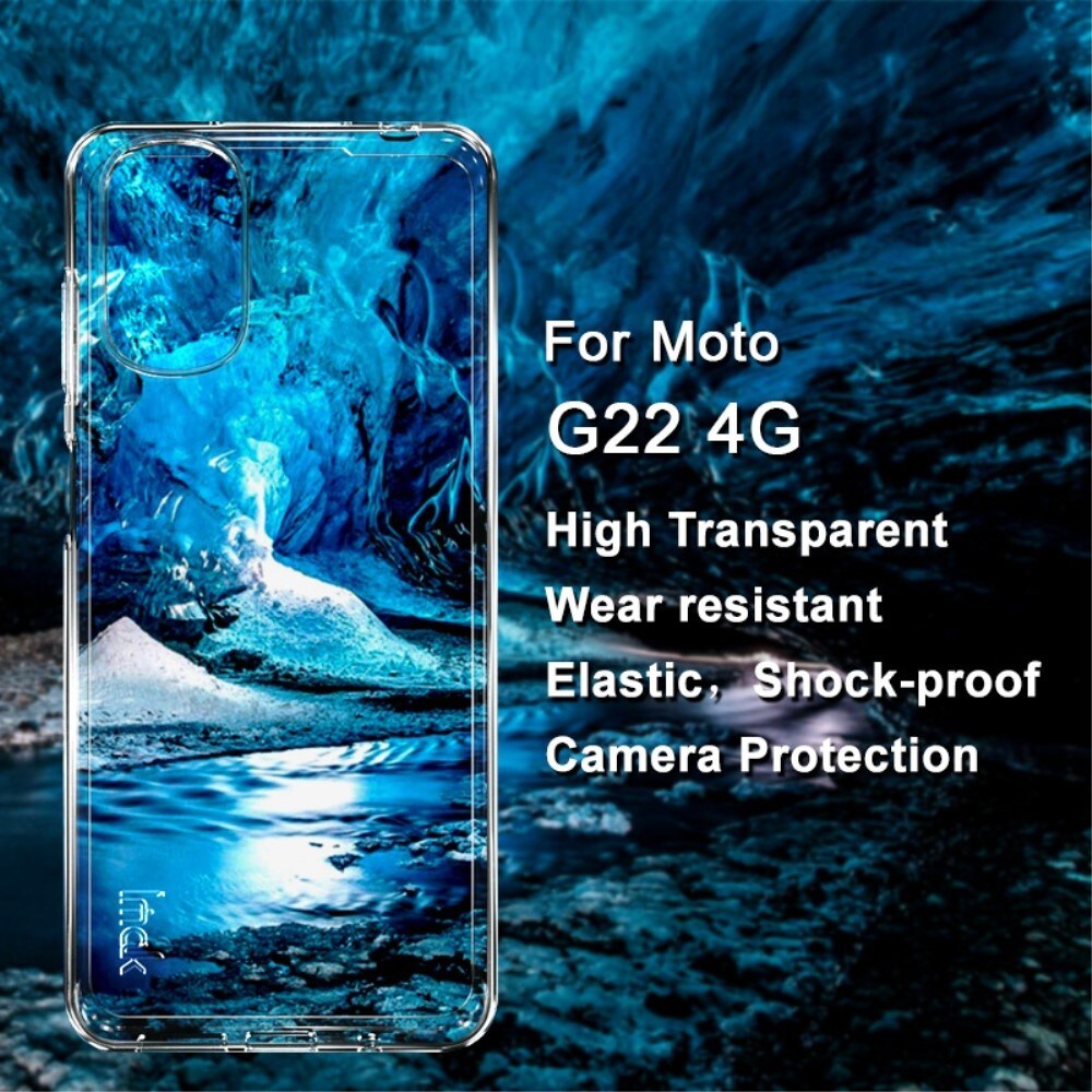 Motorola Moto G22 Cover i TPU, Gennemsigtig