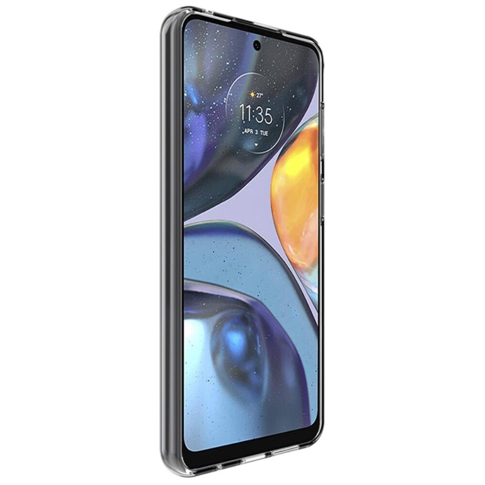 Motorola Moto G22 Cover i TPU, Gennemsigtig