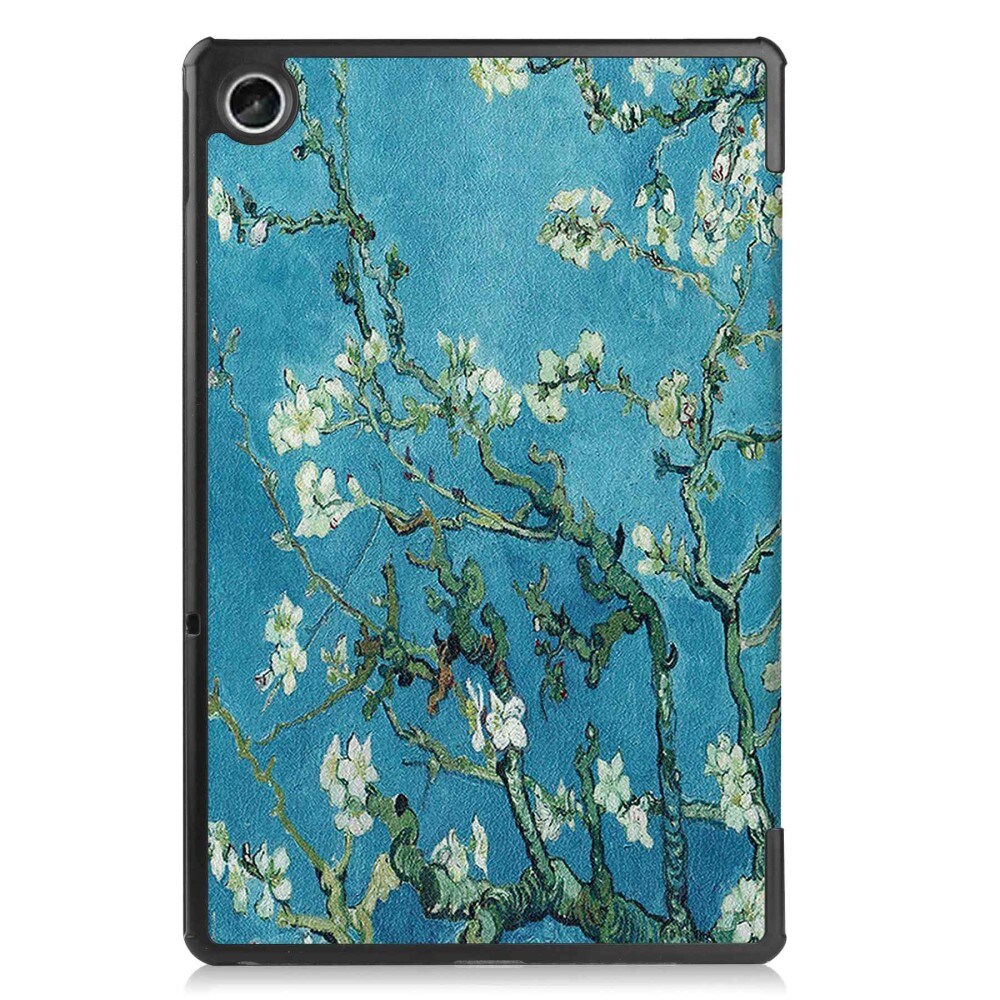  Lenovo Tab M10 Plus (3rd gen) Tri-Fold etui, Kirsebærblomster