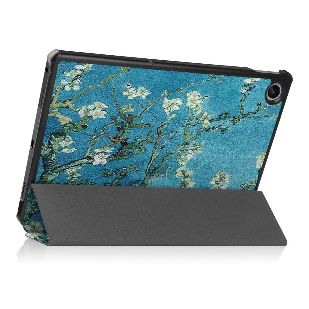  Lenovo Tab M10 Plus (3rd gen) Tri-Fold etui, Kirsebærblomster