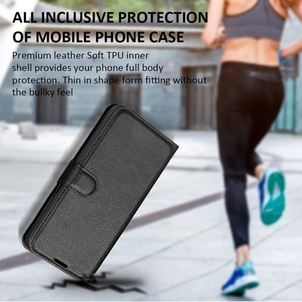 Motorola Moto E32 Enkelt mobiletui, Sort