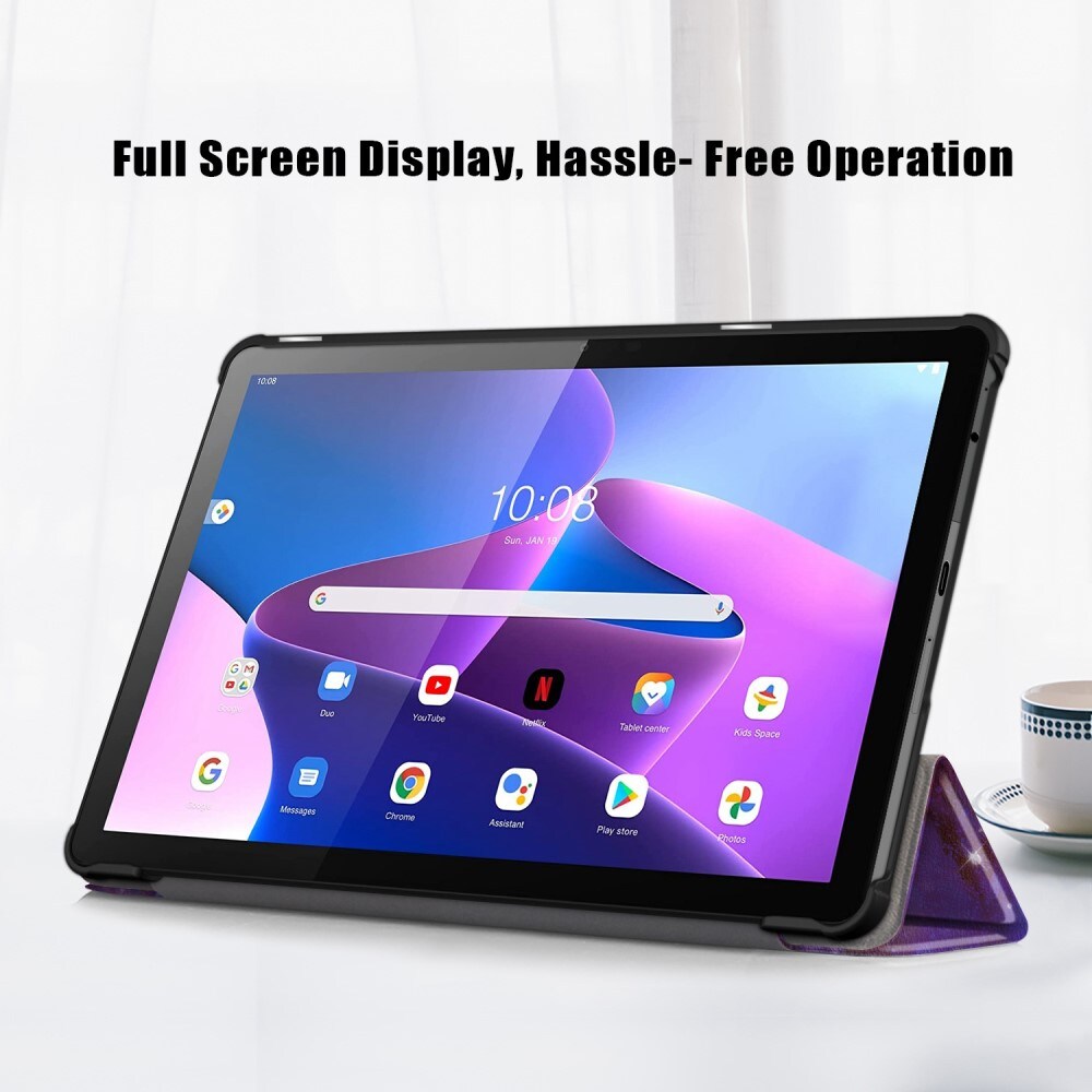 Lenovo Tab M10 (3rd Gen) Tri-Fold etui, Rum