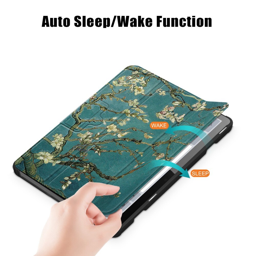 Lenovo Tab M10 (3rd Gen) Tri-Fold etui, Kirsebærblomster