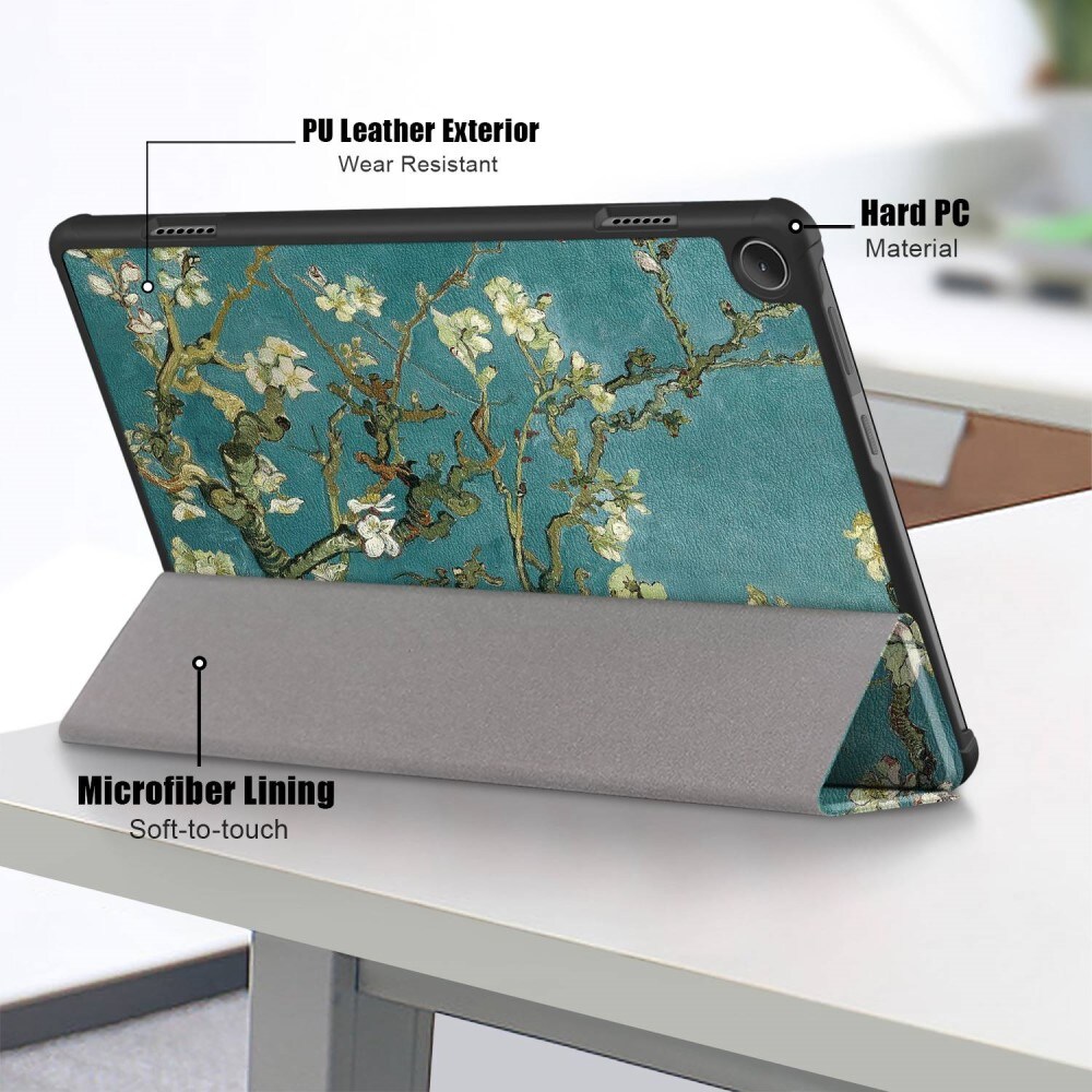 Lenovo Tab M10 (3rd Gen) Tri-Fold etui, Kirsebærblomster