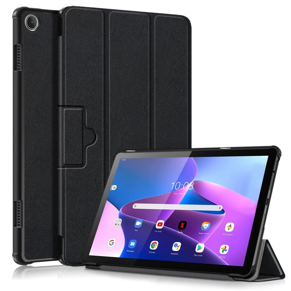Lenovo Tab M10 (3rd Gen) Tri-Fold etui, Sort