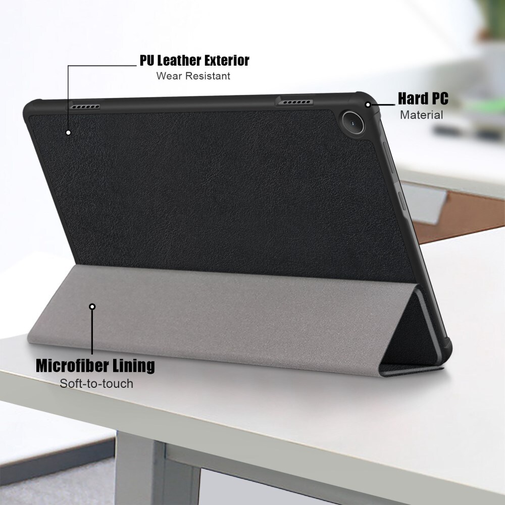 Lenovo Tab M10 (3rd Gen) Tri-Fold etui, Sort