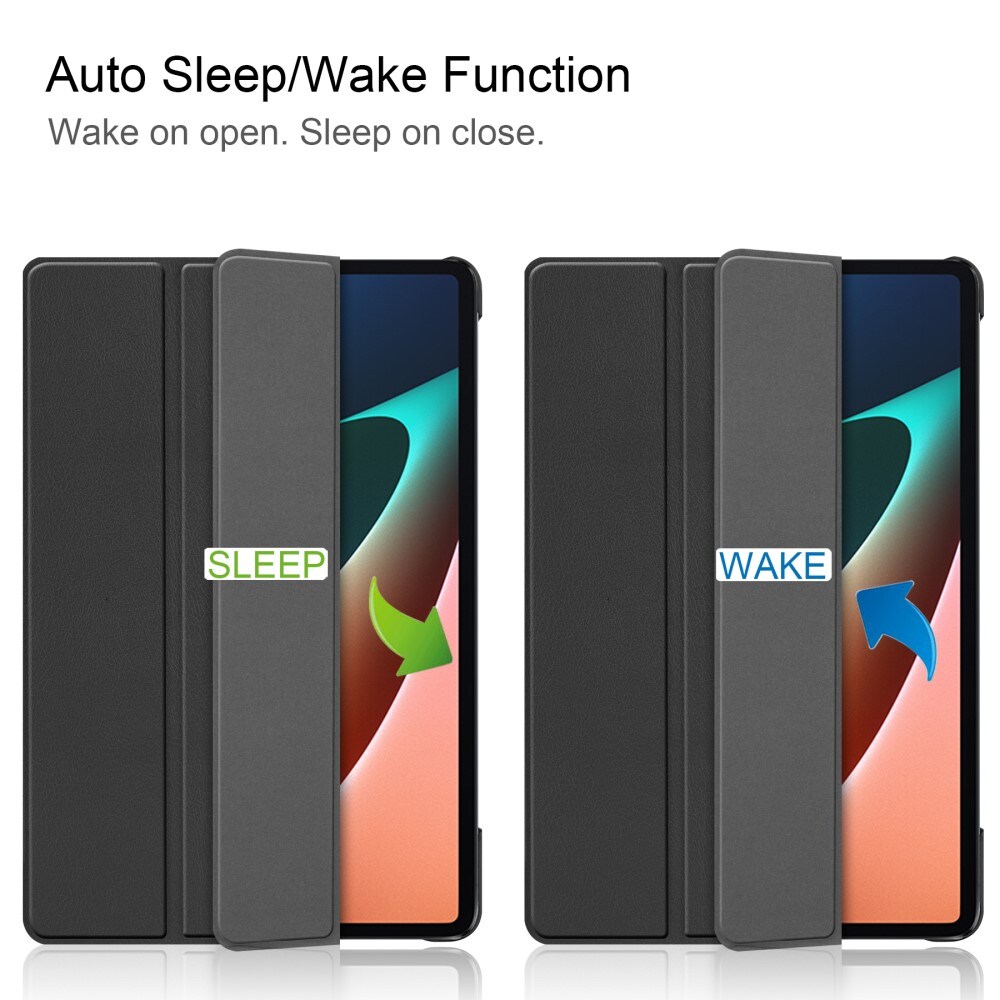 Xiaomi Pad 5 Tri-Fold etui, Sort