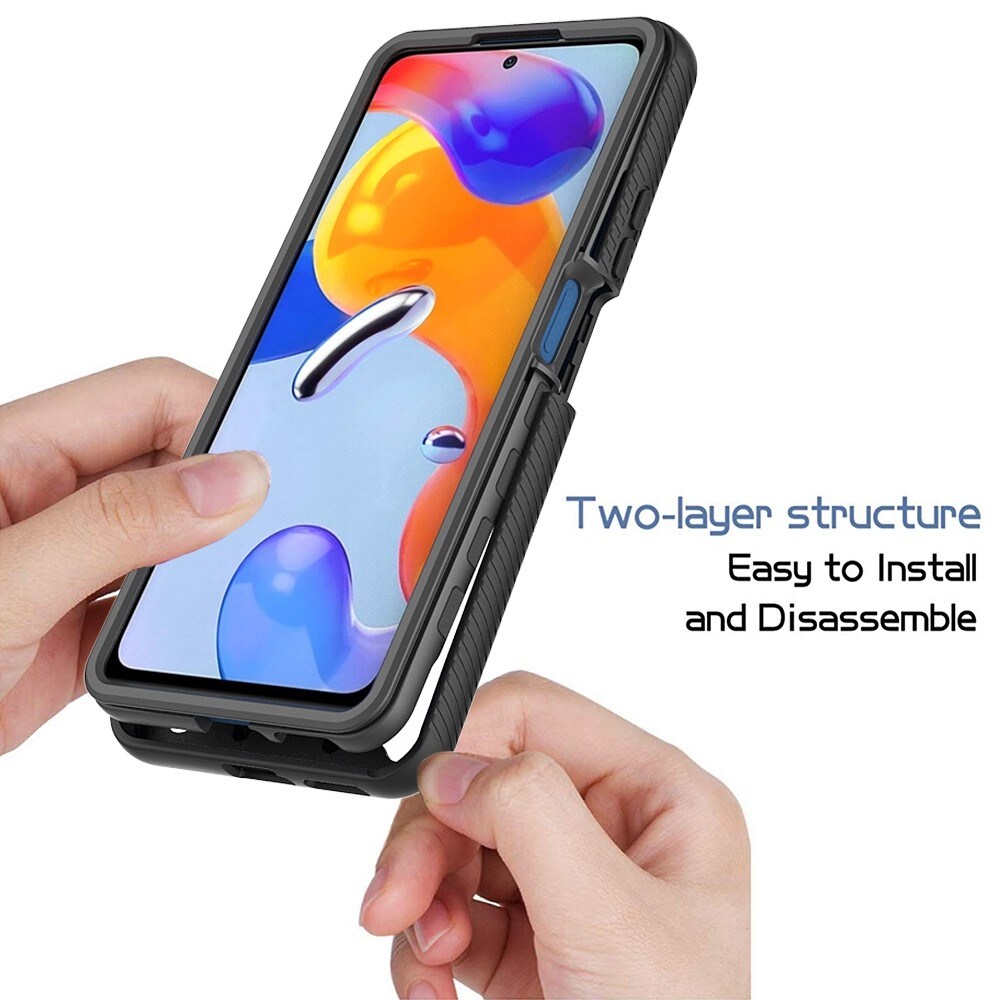 Xiaomi Redmi Note 11 Pro Mobilcover Full Protection, Sort
