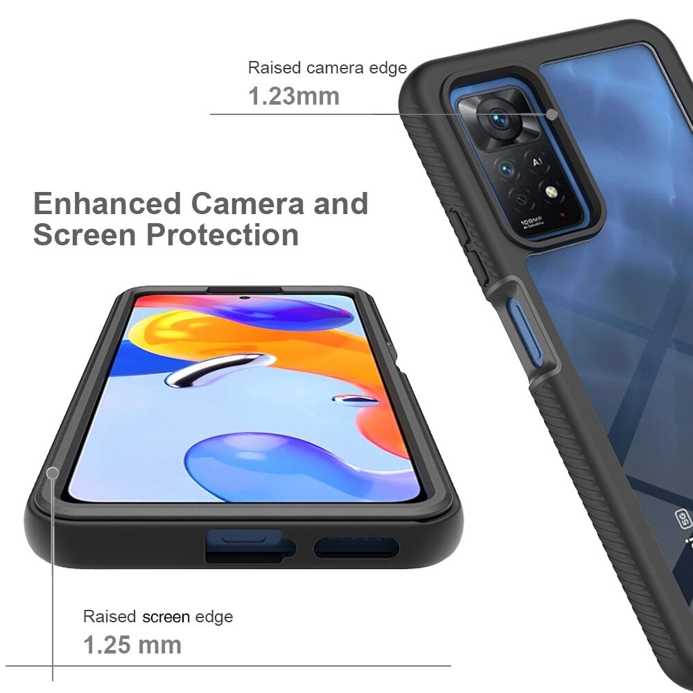 Xiaomi Redmi Note 11 Pro Mobilcover Full Protection, Sort