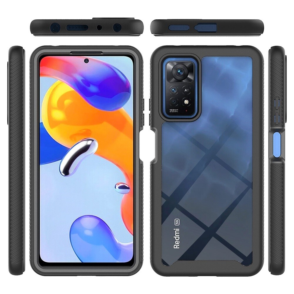 Xiaomi Redmi Note 11 Pro Mobilcover Full Protection, Sort