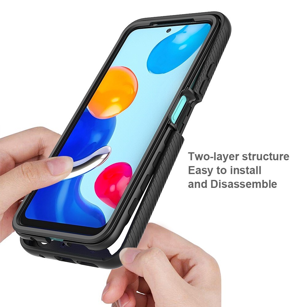Xiaomi Redmi Note 11 Mobilcover Full Protection, Sort
