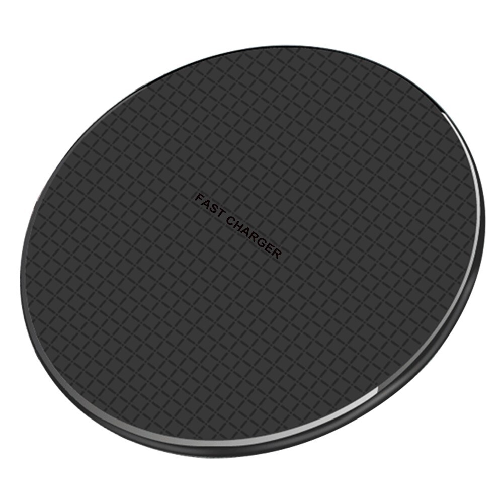 Slim Trådløs Opladeplade 15W, Sort