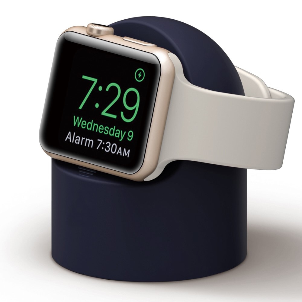Apple Watch Opladningsstander i silikone, Blå