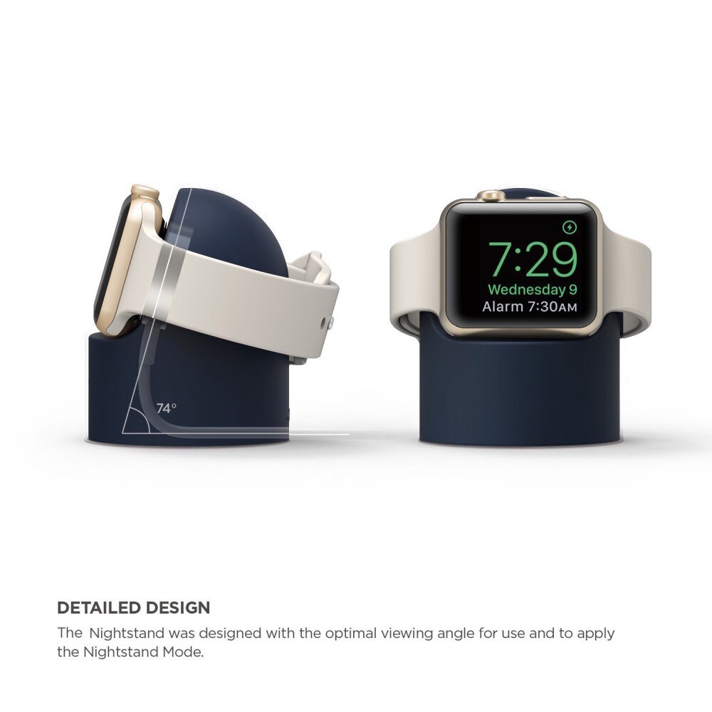 Apple Watch Opladningsstander i silikone, Blå