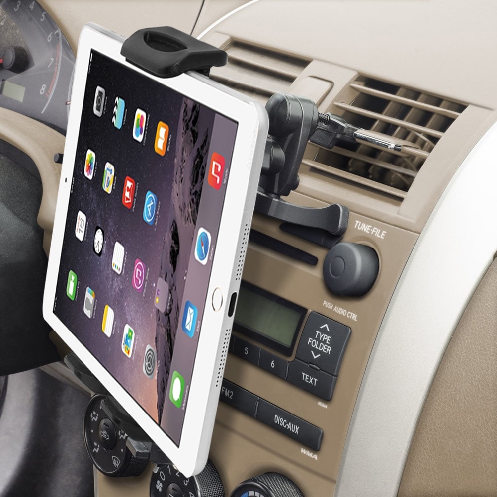 Tablet-holder til bilens luftventil, Sort