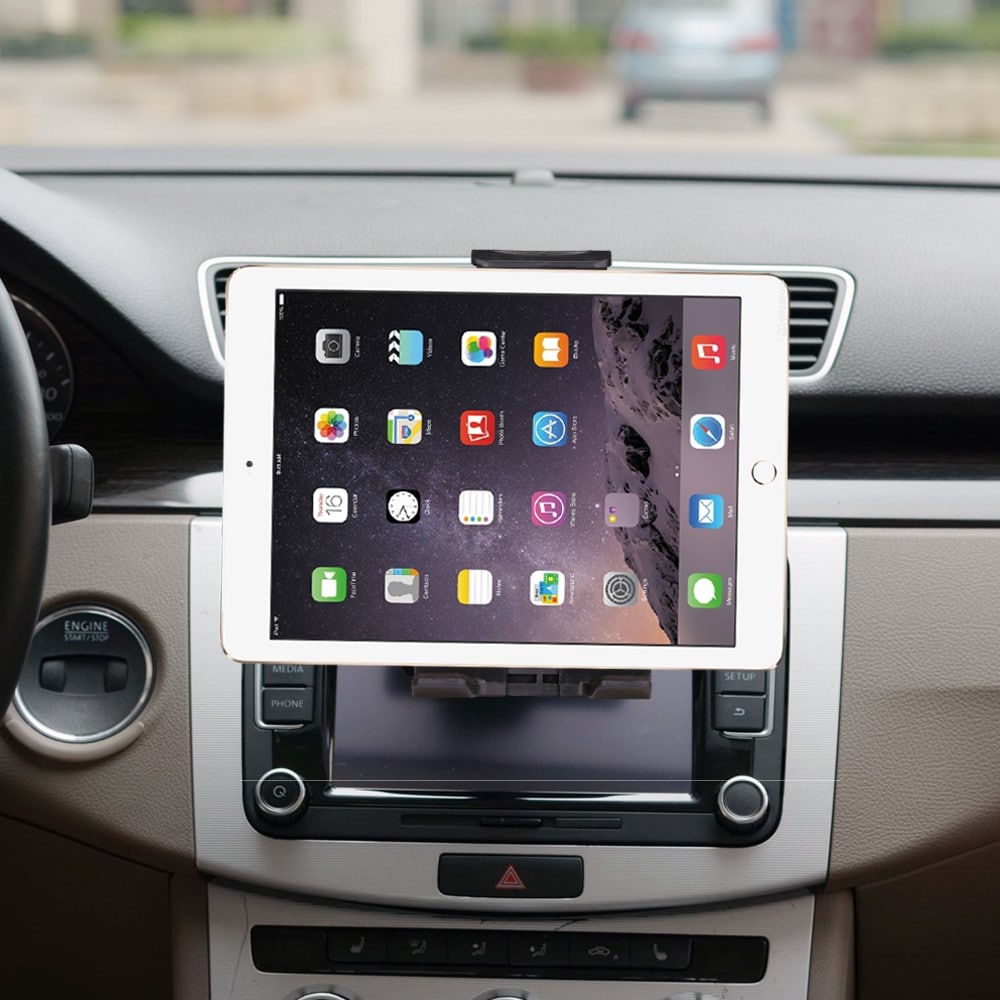 Tablet-holder til bilens luftventil, Sort