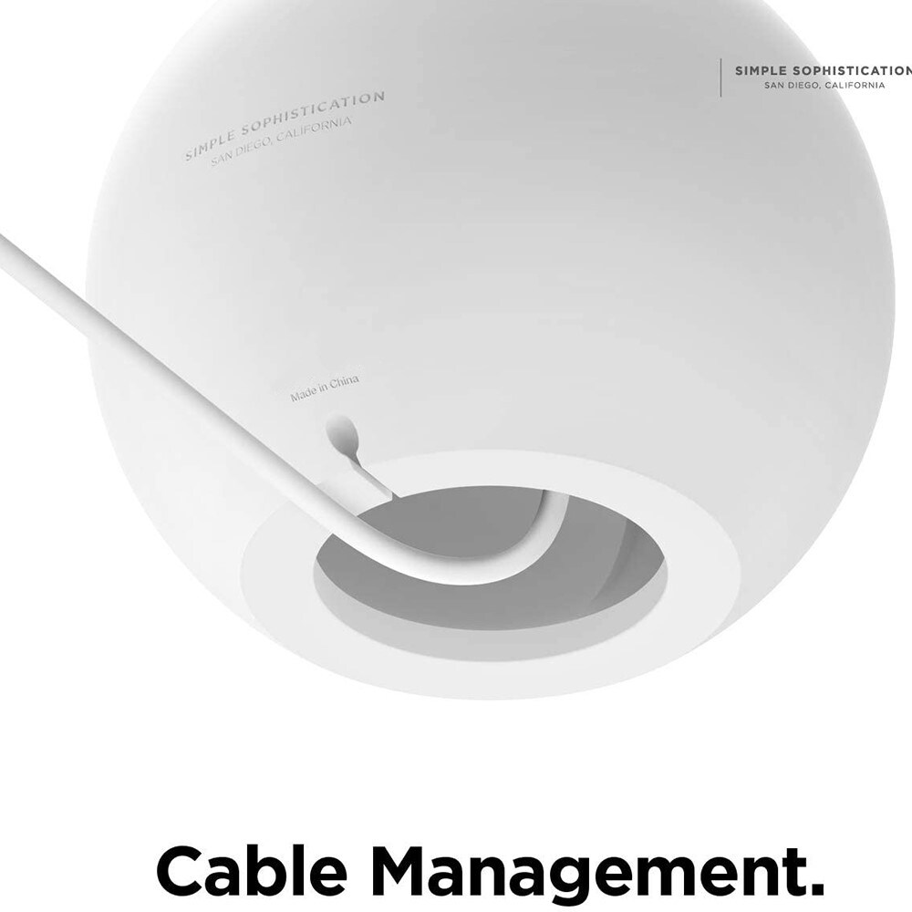 MagSafe rundt opladningsstativ, Hvid