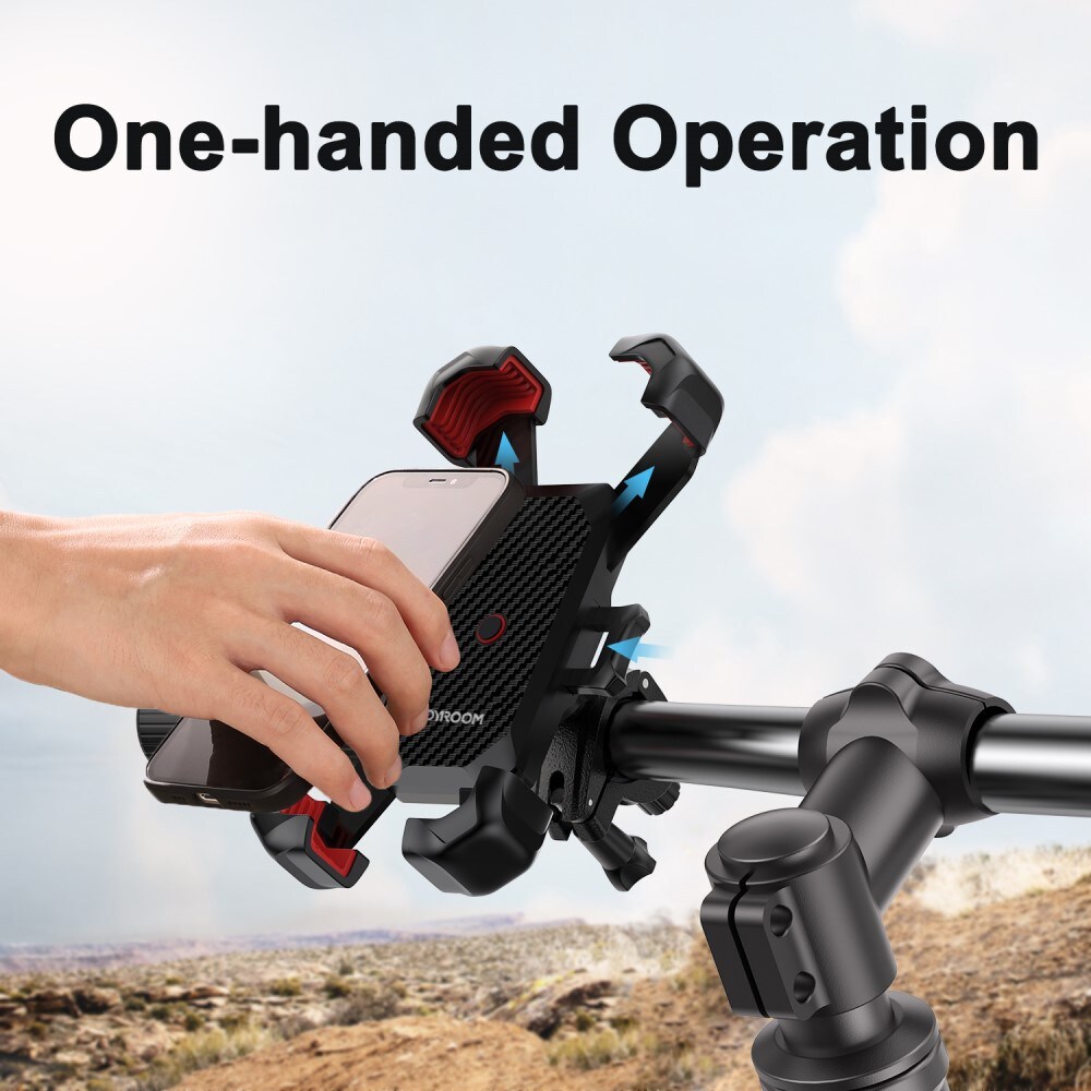 JR-ZS288 Praktisk mobilholder til cykel, Sort
