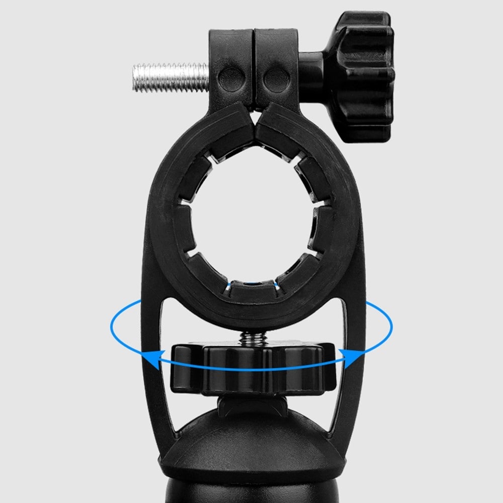 Universal mobilholder til motorcykel-cykelstyr, Sort