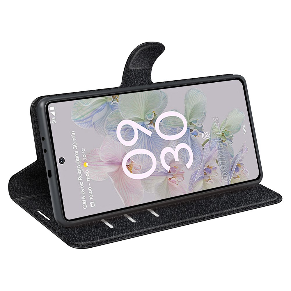 Google Pixel 6a Enkelt mobiletui, Sort