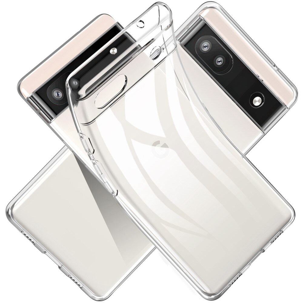 Google Pixel 6a Tyndt TPU-cover, Gennemsigtig