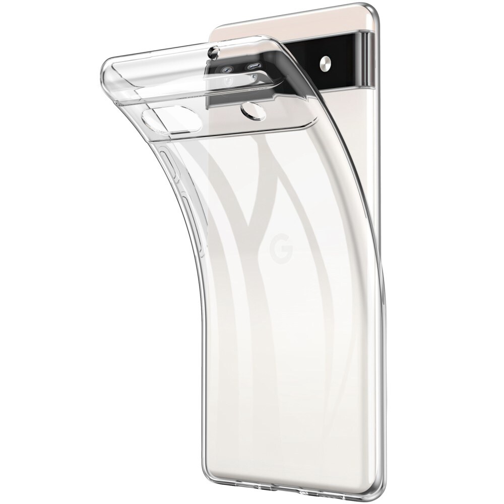 Google Pixel 6a Tyndt TPU-cover, Gennemsigtig