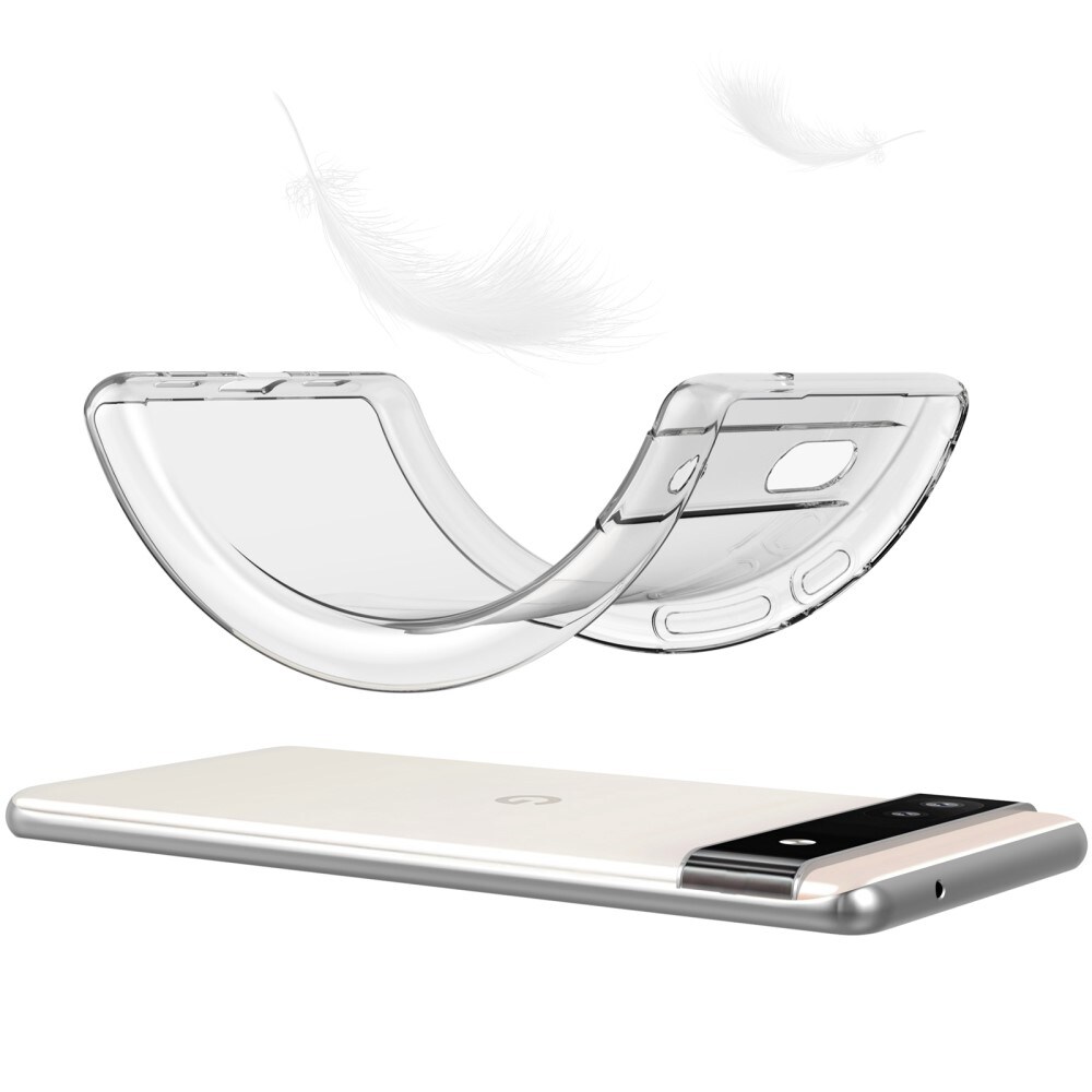 Google Pixel 6a Tyndt TPU-cover, Gennemsigtig