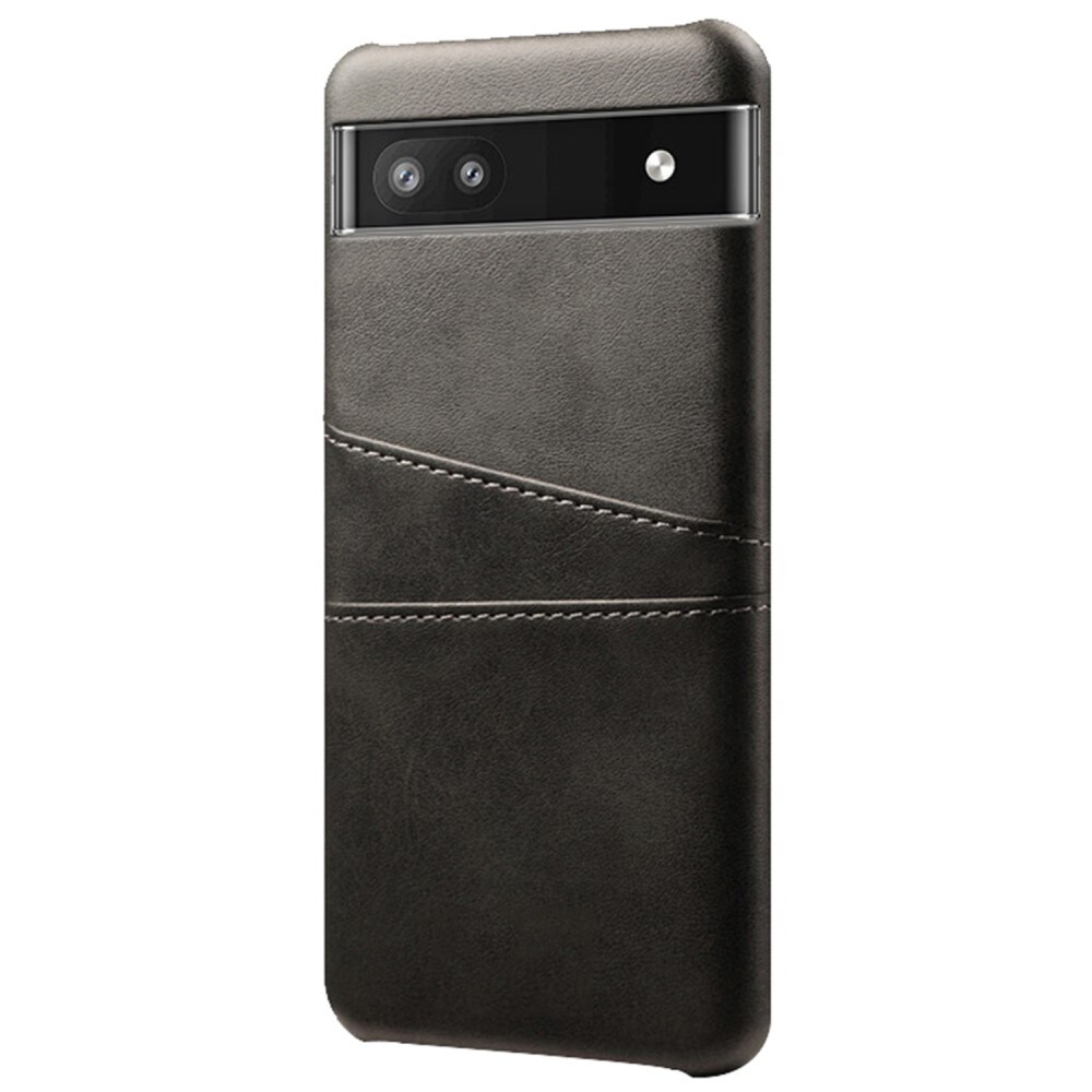 Google Pixel 6a Smart cover med 2 kortholdere, Sort