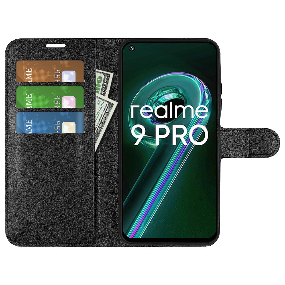 Realme 9 Pro/OnePlus Nord CE 2 Lite 5G Enkelt mobiletui, Sort