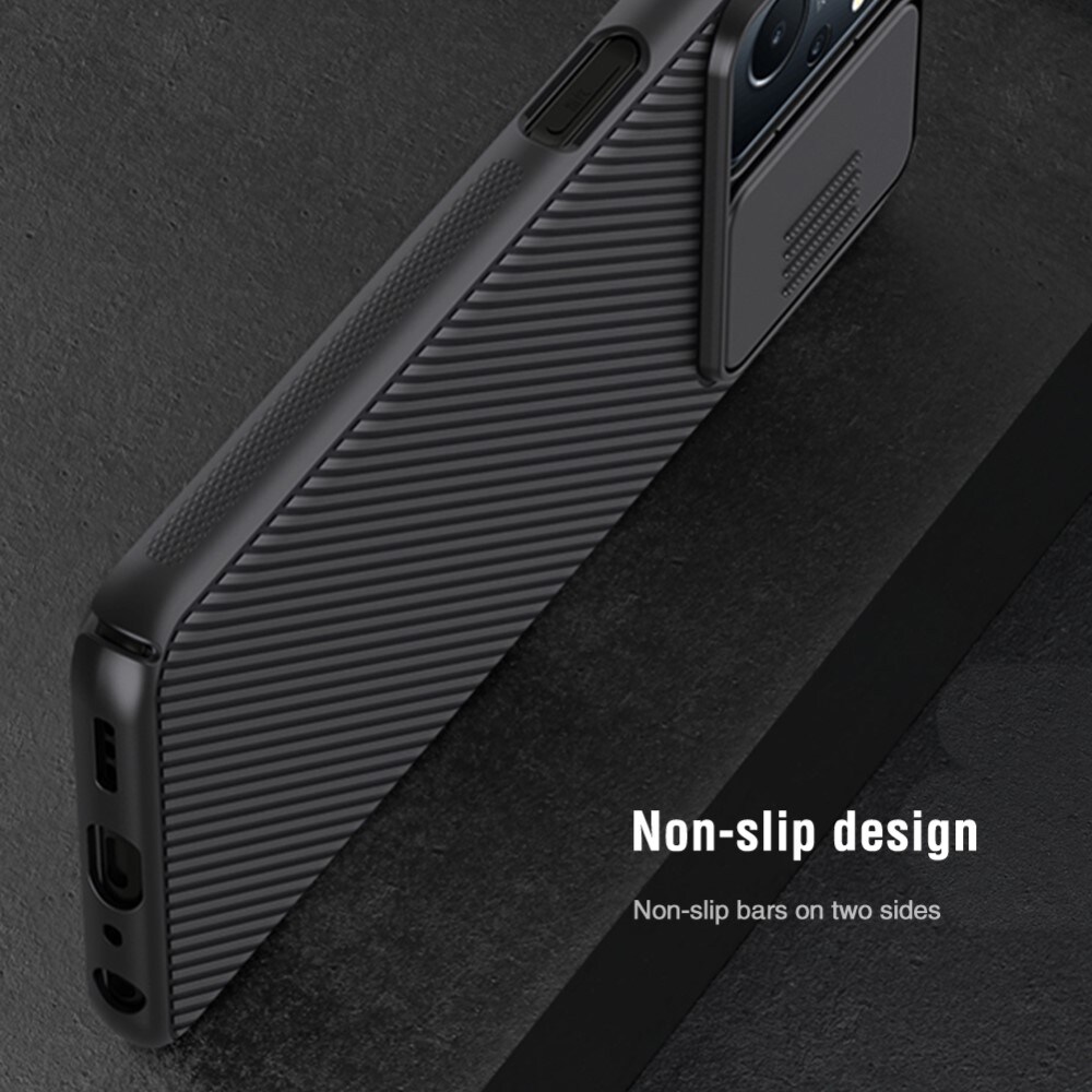 Realme 9 Pro Plus Cover med kamerabeskyttelse - CamShield, Sort