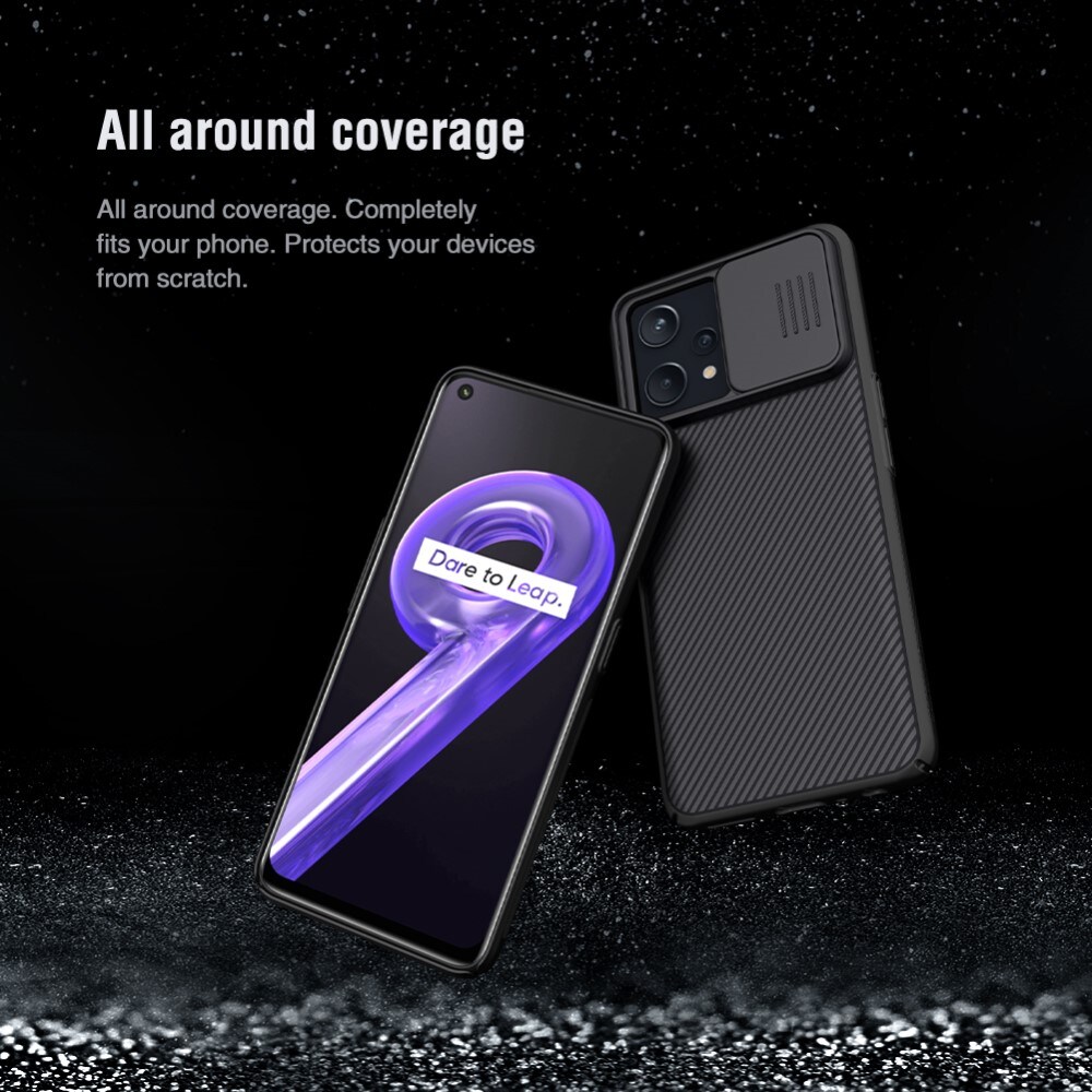 Realme 9 Pro Plus Cover med kamerabeskyttelse - CamShield, Sort