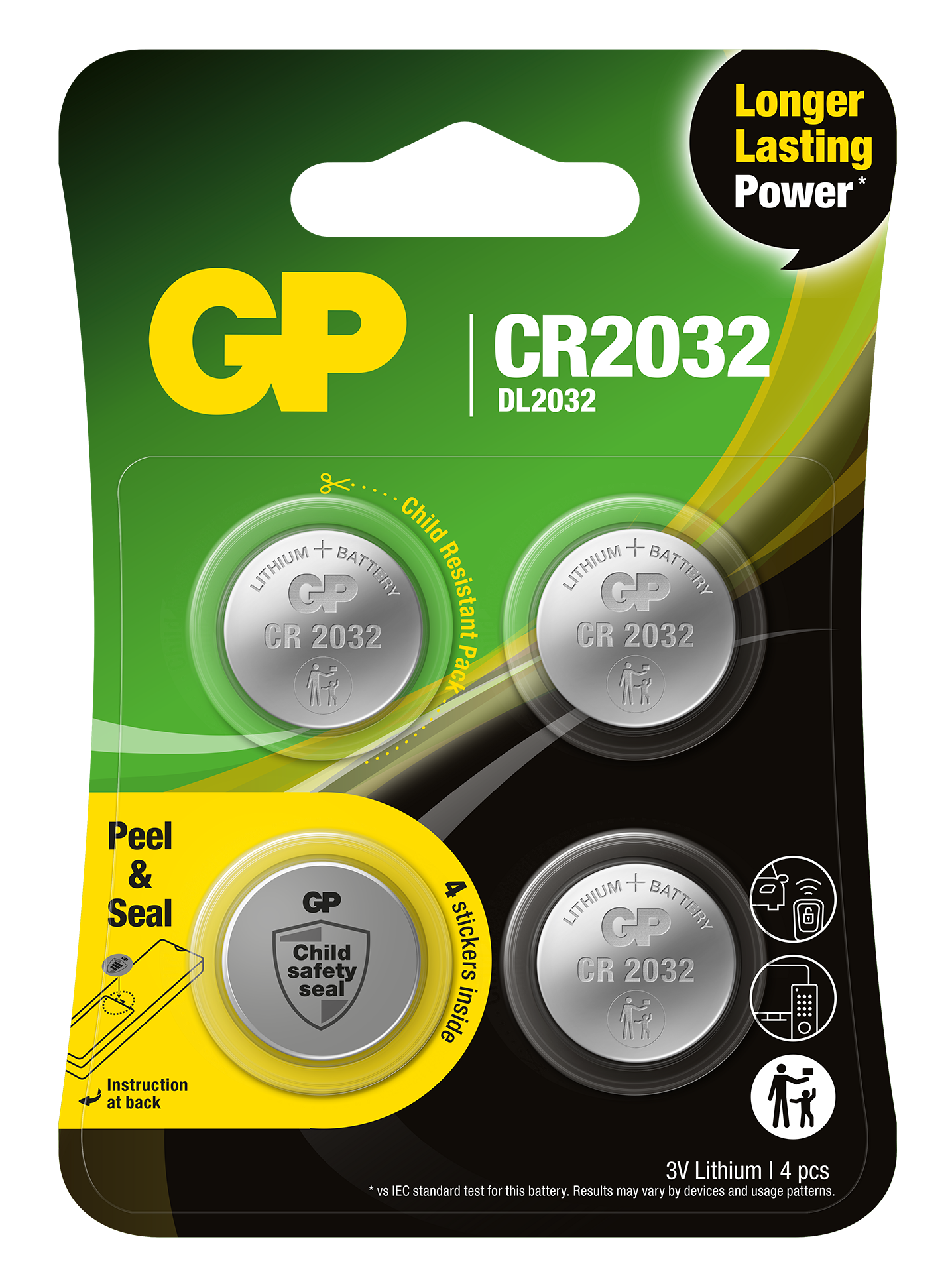 4-pak Samsung Galaxy SmartTag 2 batterier CR2032