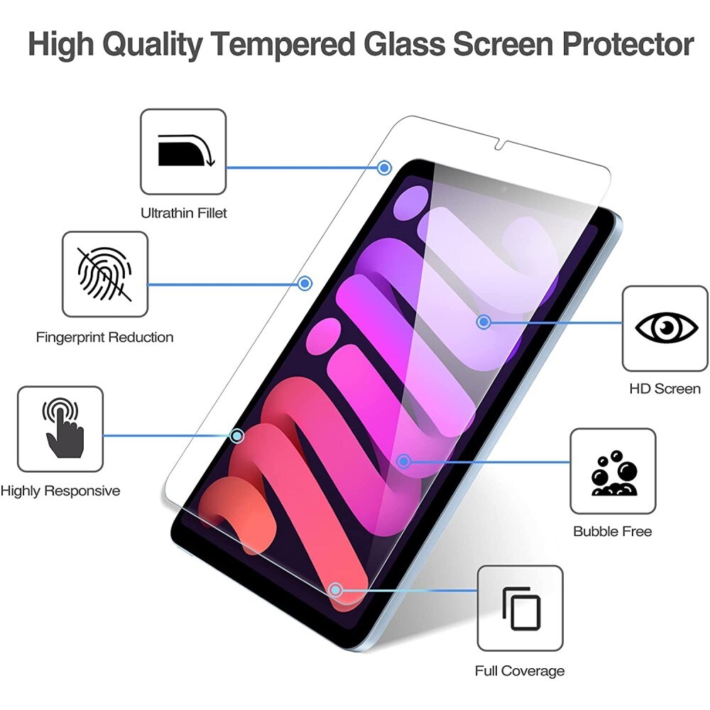 Apple iPad Mini 6th Gen (2021) Skærmbeskytter i hærdet glas