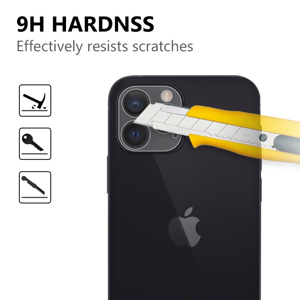 iPhone 13 Pro Linsebeskyttelse i hærdet glas
