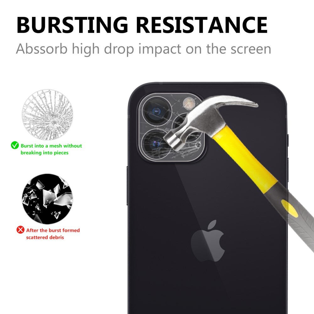 iPhone 13 Pro Max Linsebeskyttelse i hærdet glas