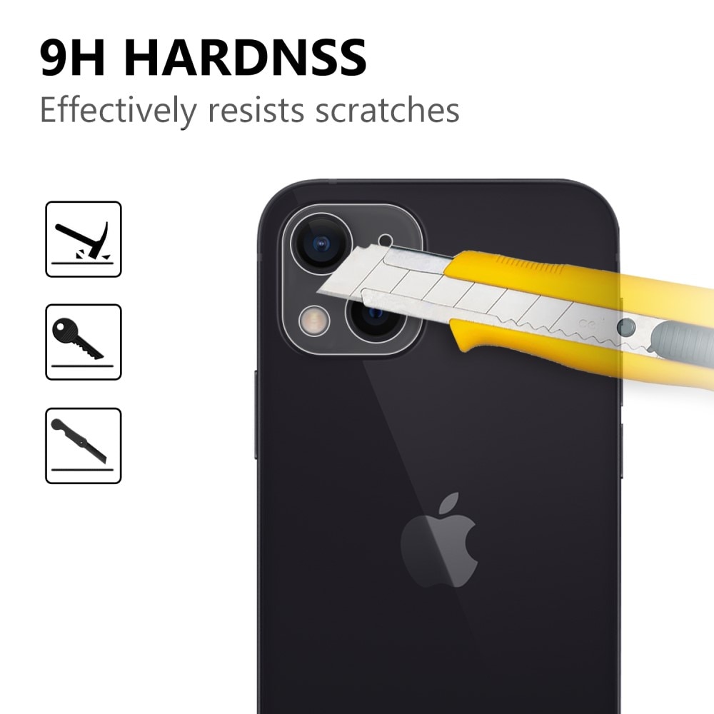 iPhone 13 Linsebeskyttelse i hærdet glas