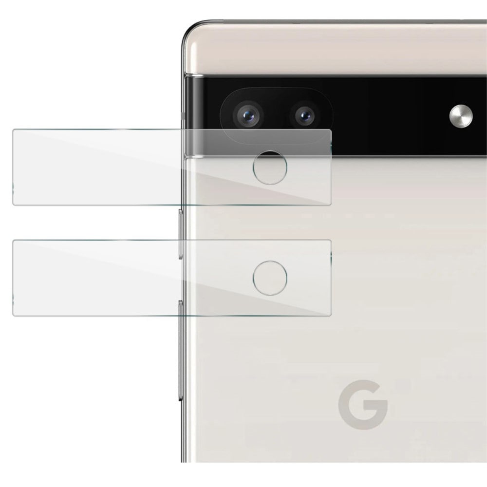 Google Pixel 6a Linsebeskytter i hærdet glas (2-pak)