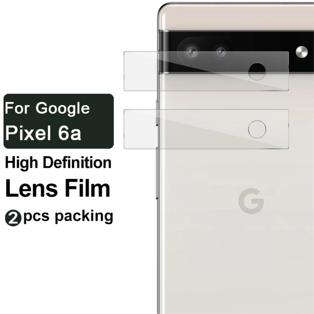 Google Pixel 6a Linsebeskytter i hærdet glas (2-pak)