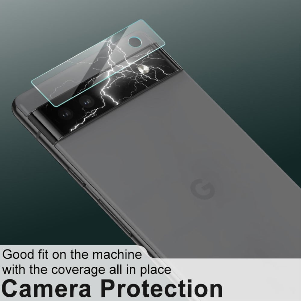 Google Pixel 6a Linsebeskytter i hærdet glas (2-pak)