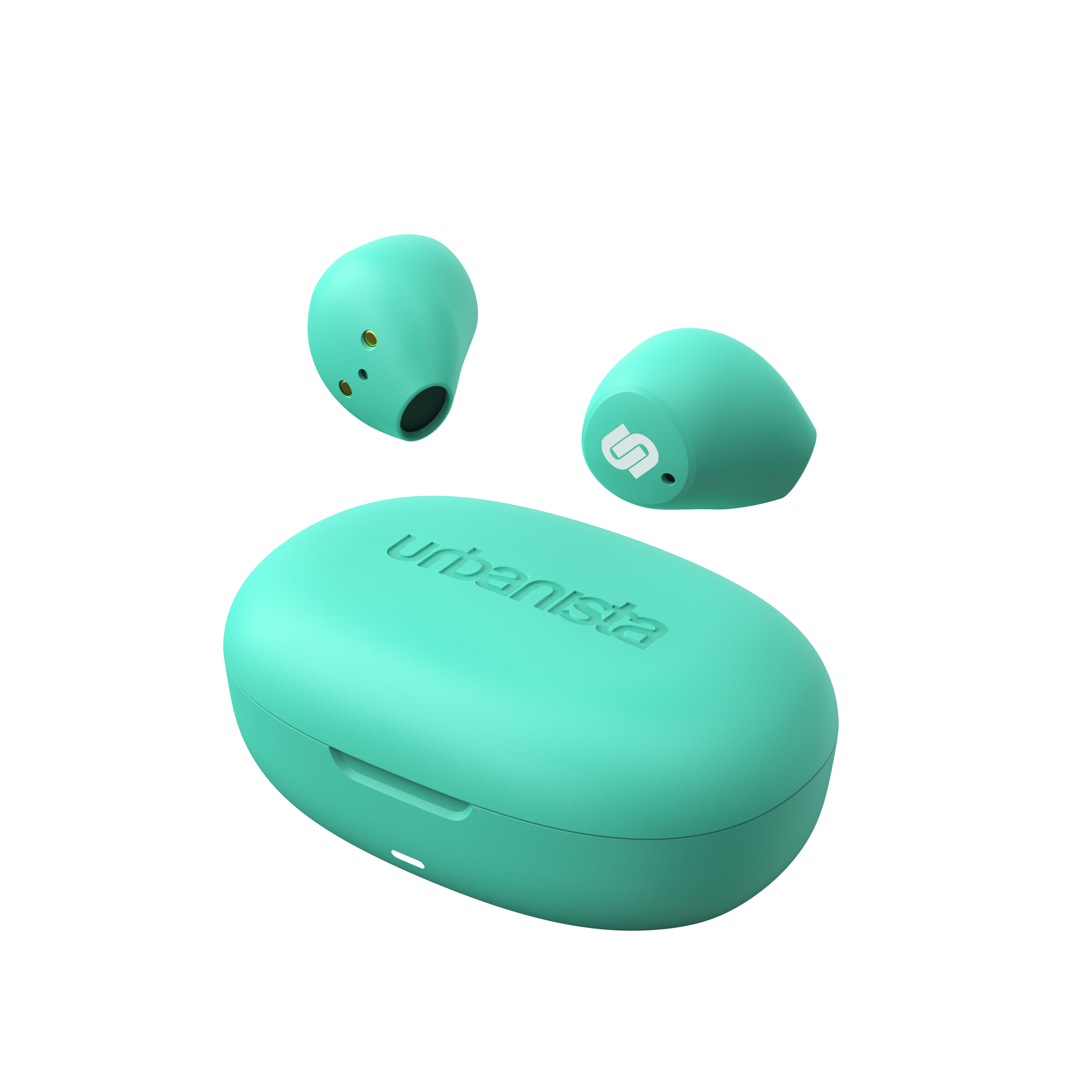 Lisbon - små og diskrete trådløse høretelefoner, Mint Green