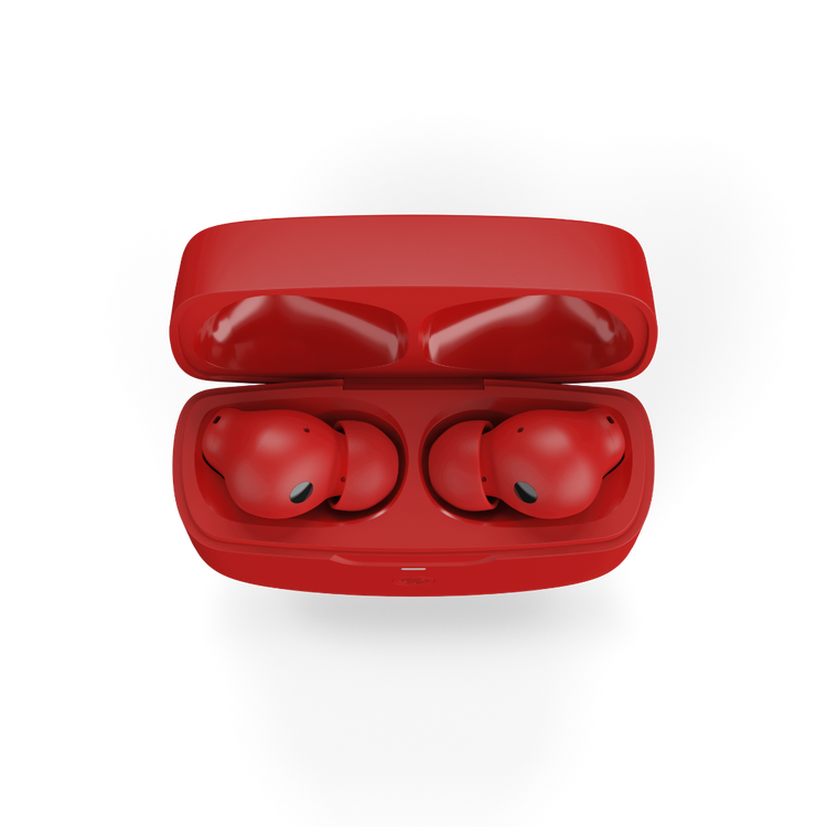 Atlanta trådløse høretelefoner in-ear, Vibrant Red
